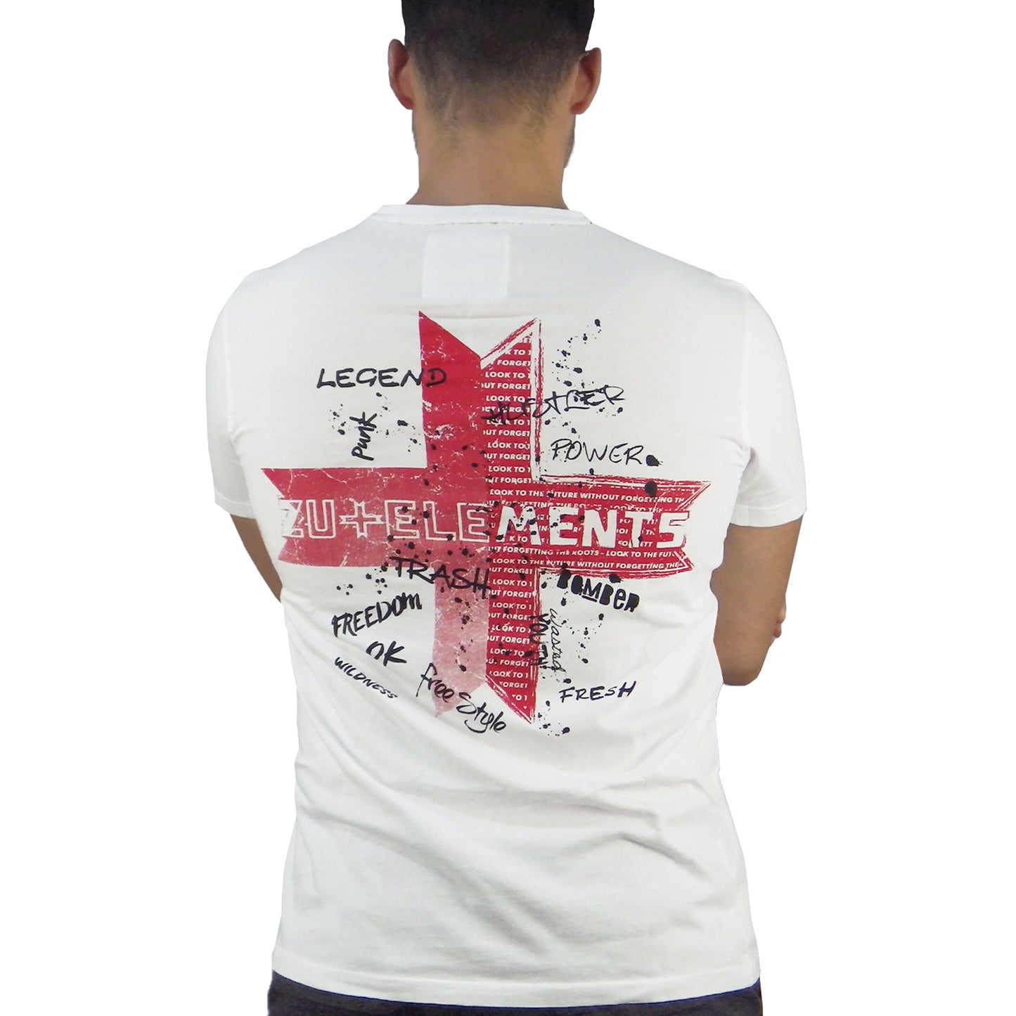 Cotton T-Shirt White ZU039 OPTICAL WHITE