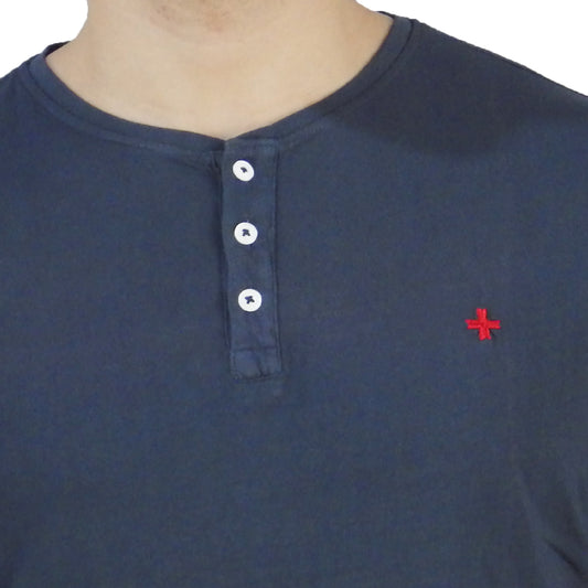 Cotton T-Shirt Blue ZU0328