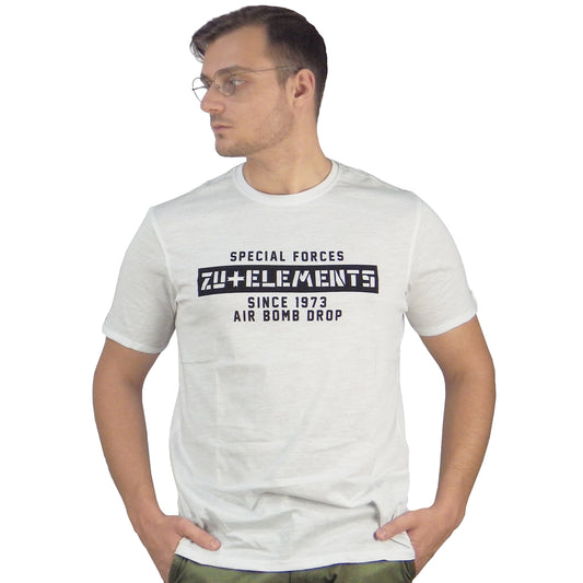 Cotton T-Shirt White ZU0332 TAGLIA