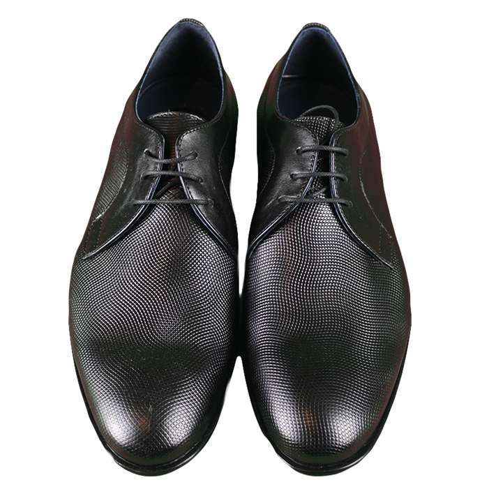 Χειροποίητα Δερμάτινα Παπούτσια Μαύρα - JACQUES HERMES