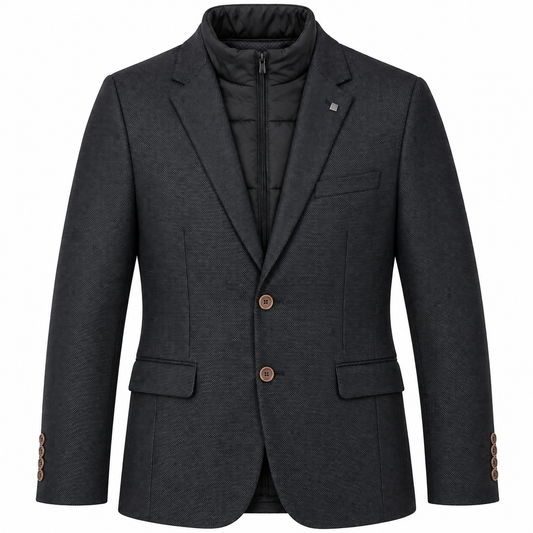 Σακάκι Woll Semi Slim Fit W26LU090191204 LEONARDO UOMO 20 Grey