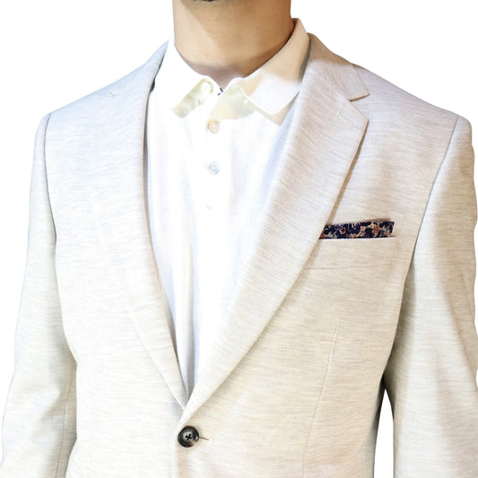 Σακάκι Εκρού  [J1-105JF JEFF 003 Ecru Mix]