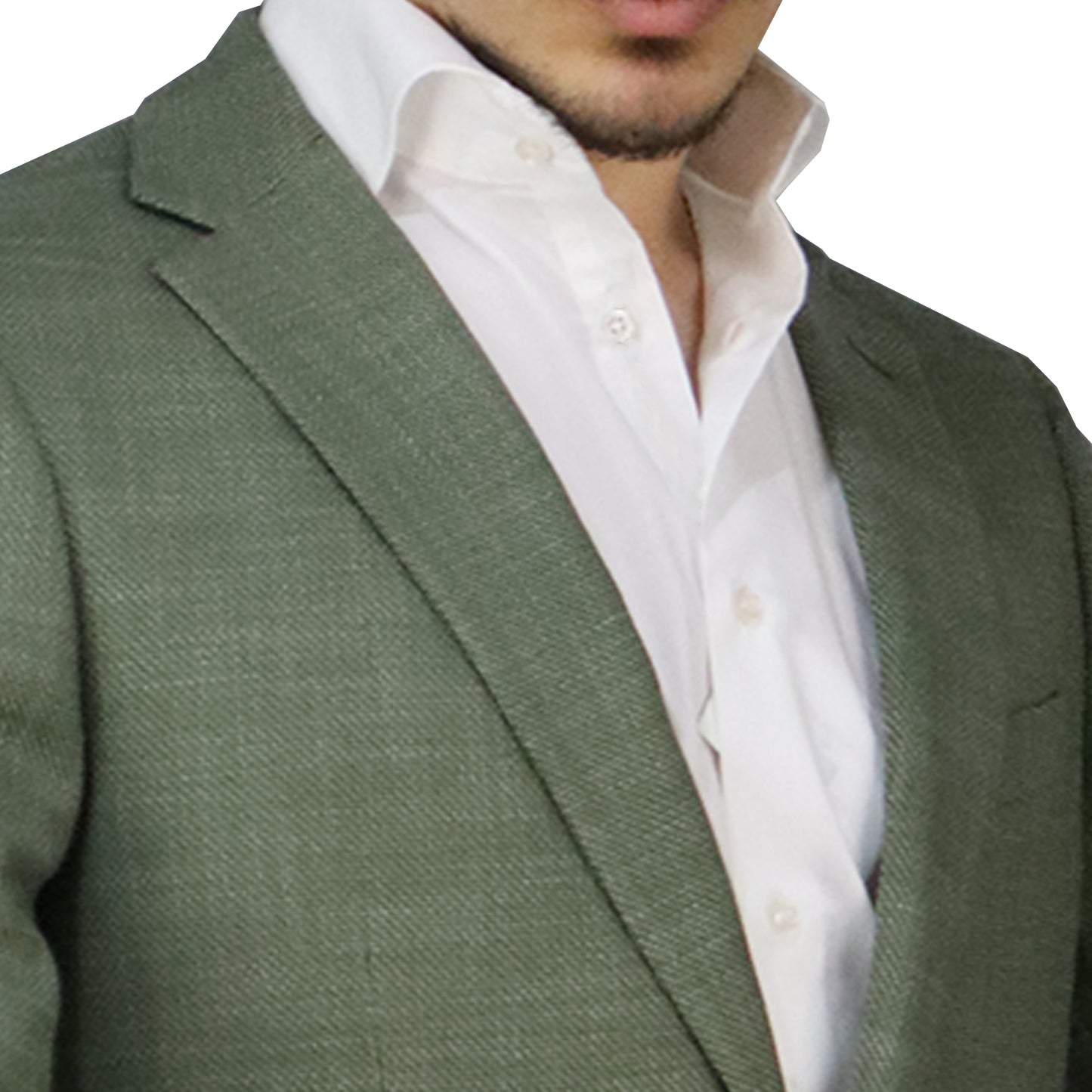 Σακάκι Ανδρικό Πράσινο (Wool/Poly) Semi Slim Fit 502608 GREEN