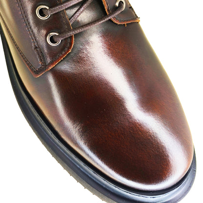 Χειροποίητα Δερμάτινα Άρβυλα - Rounded Dress Boots Καφέ [835 BROWN]