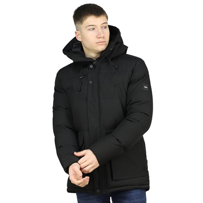 Jacket Black [MF006802043M HODDED PUFFER MEXX 193911 BLACK]