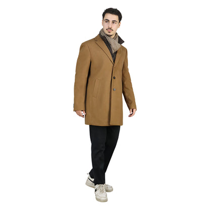 Brown Overcoat - Half Coat [101SC09 ORION CAMEL]