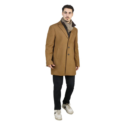 Brown Overcoat - Half Coat [101SC09 ORION CAMEL]