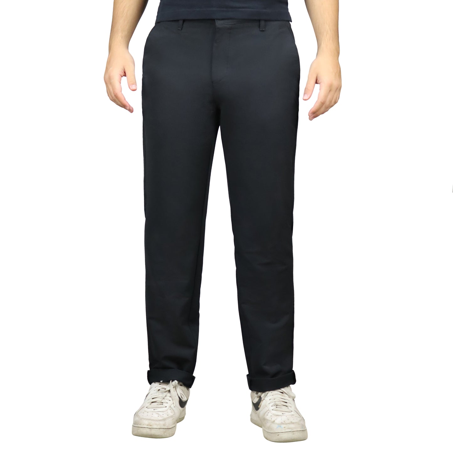 Παντελόνι Chino Stretch Μαύρο [125.1901 BOSTON]