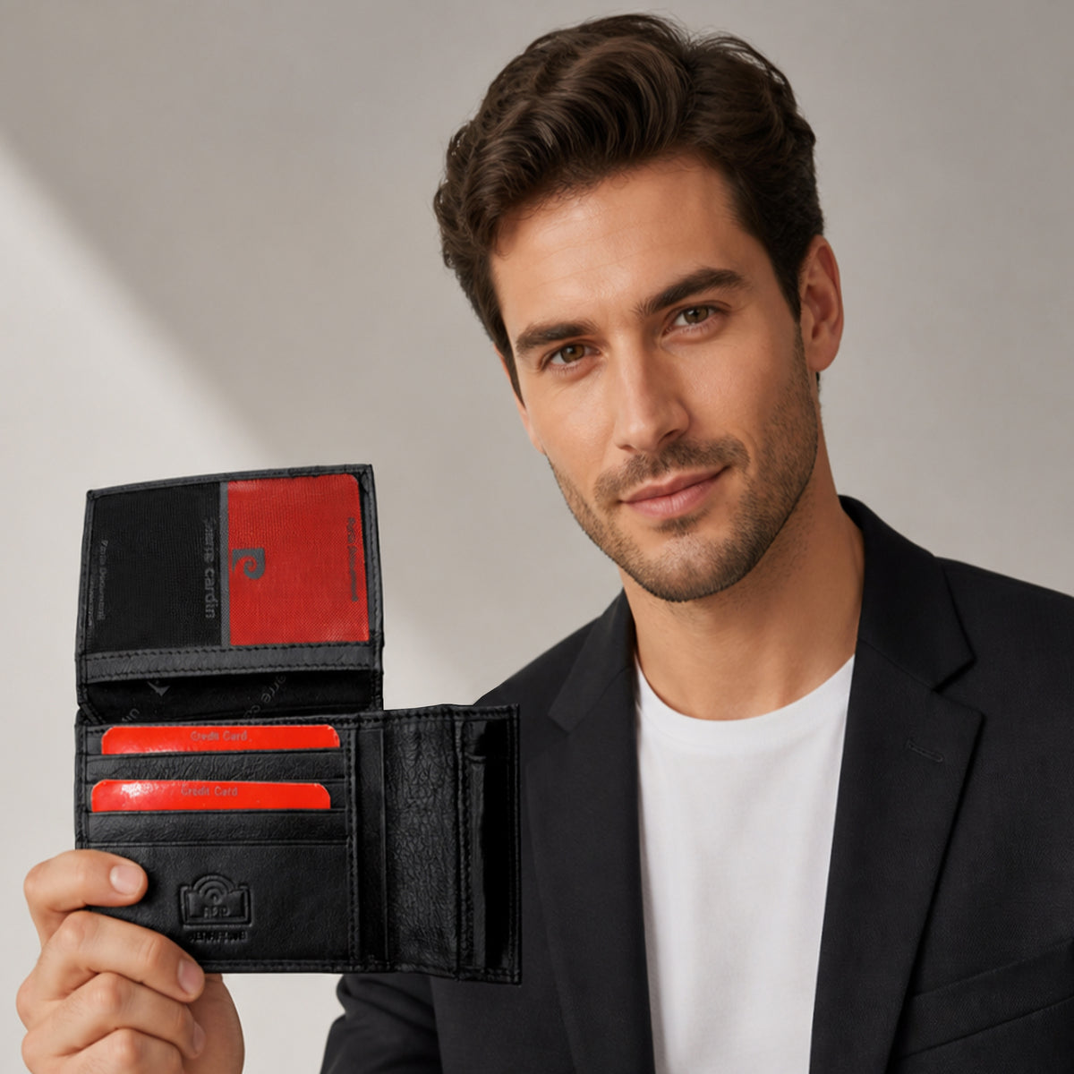 Πορτοφόλι Μαύρο [8806a Tilak142 Nero PIERRE CARDIN]