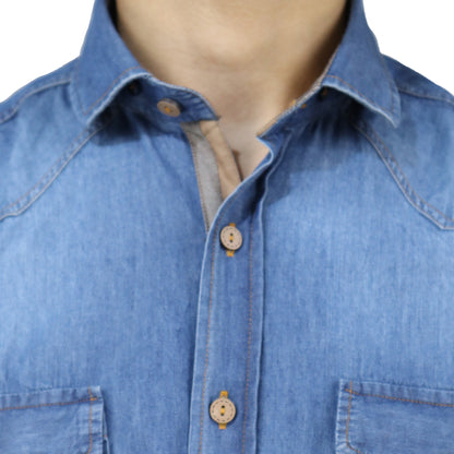 Denim Slim Shirt 0053