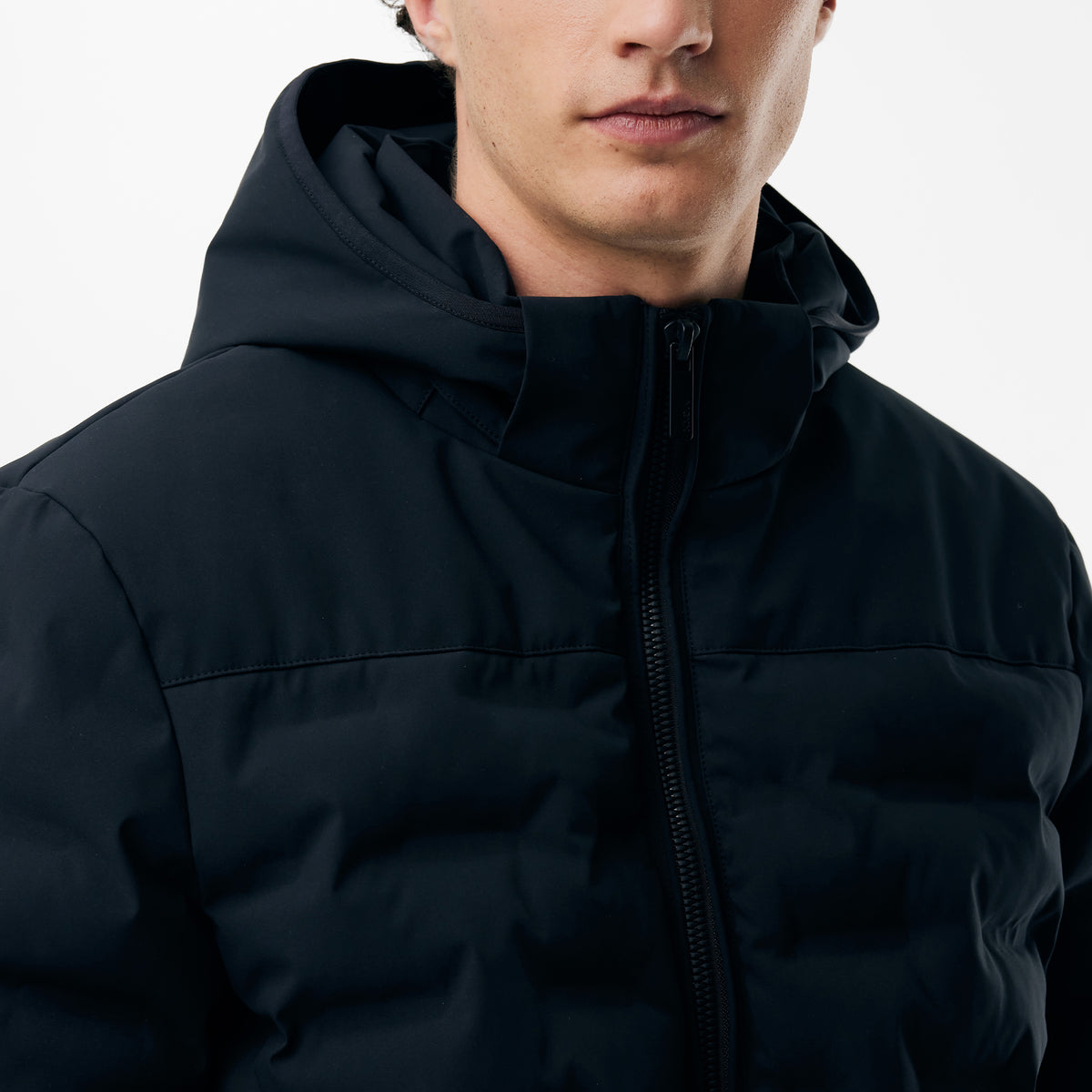 Μπουφάν Μαύρο [MF006800463M Heat - Sealed Jacket MEXX 193911 Black]