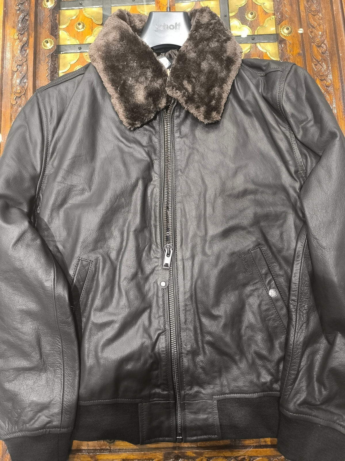 Men's Pilot Leather Jacket LC930 DOXD SCHOTT
