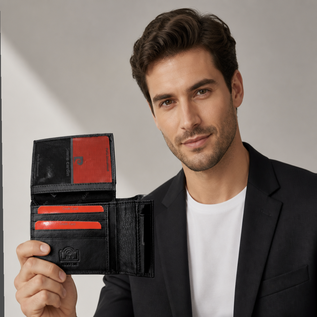 Πορτοφόλι Μαύρο [8806a Tilak142 Nero PIERRE CARDIN]