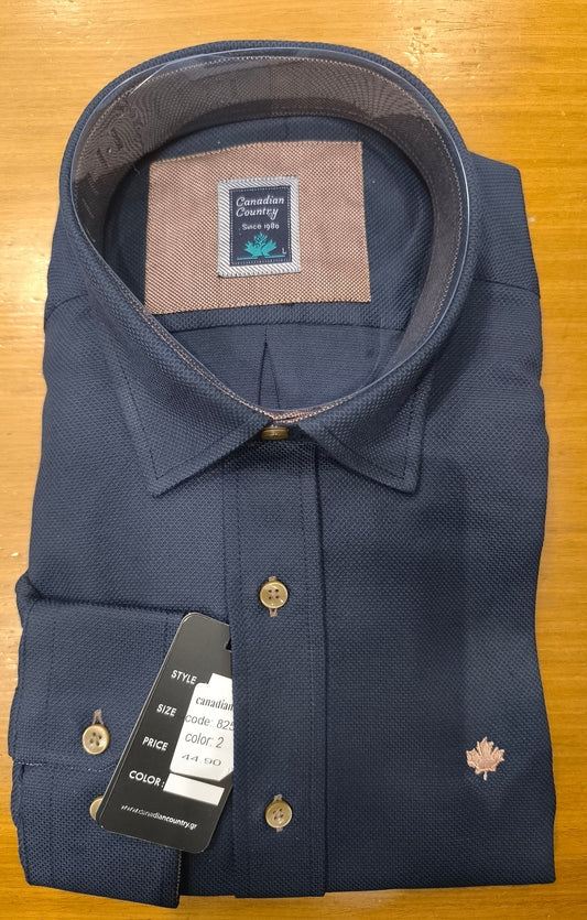 Men's Shirt 825/2 CANADIAN Navy Blue