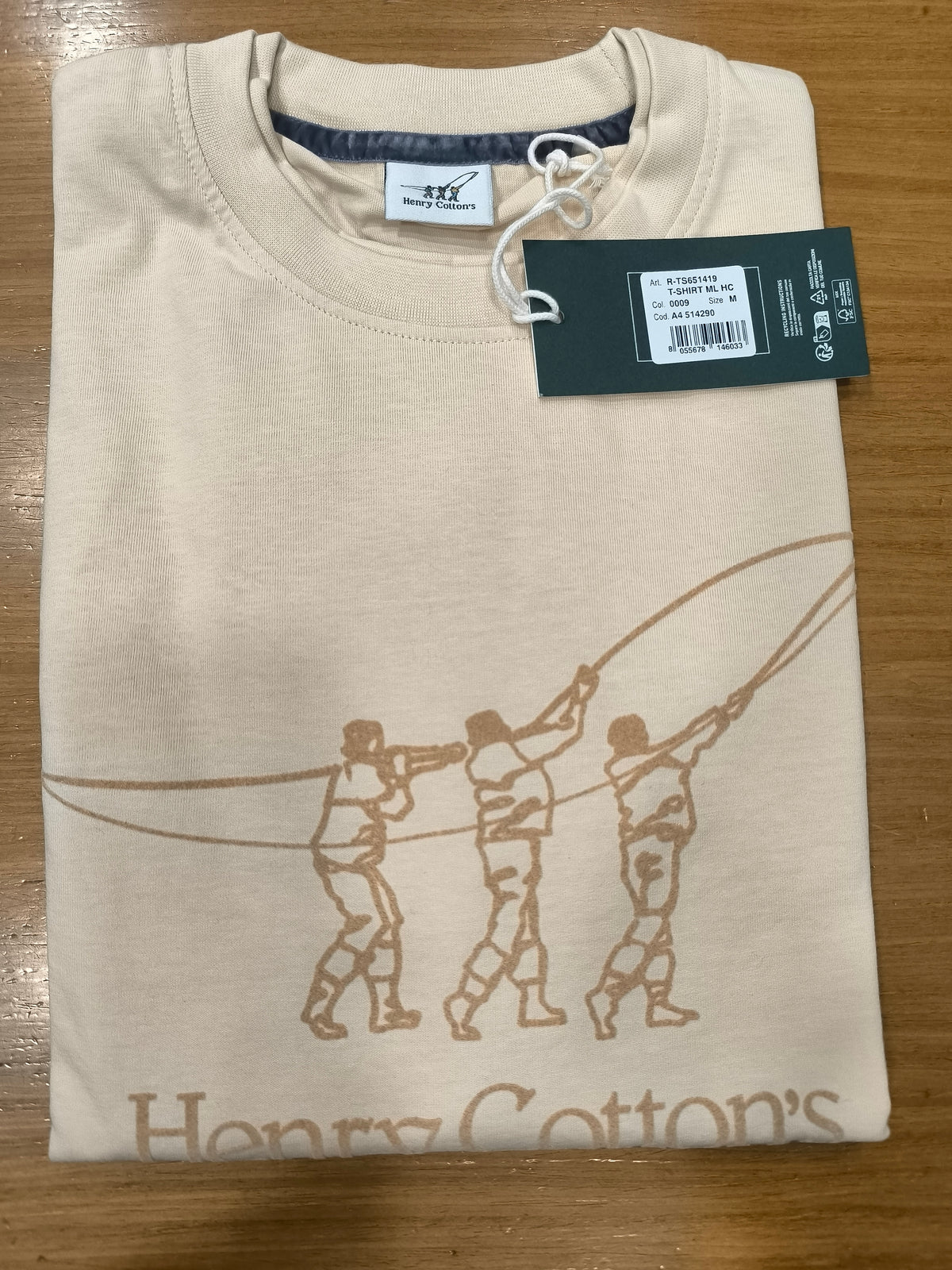T-Shirt Jersey R-TS651419 ML HC W26 HENRY COTTON'S
