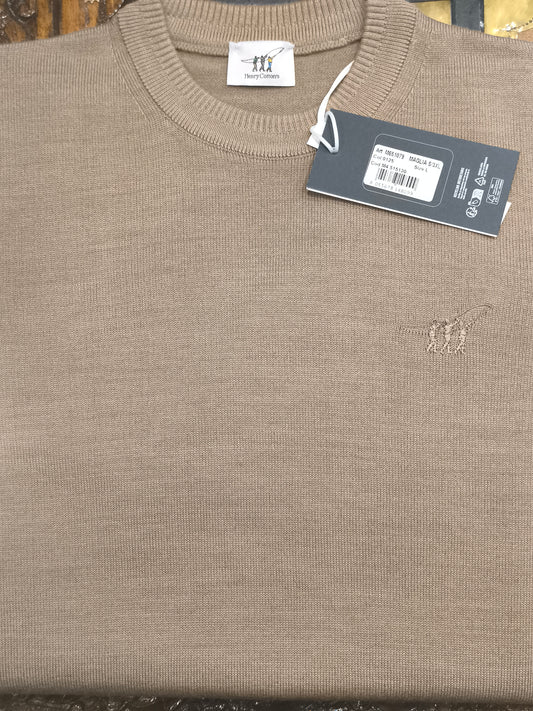 Μπλούζα Μάλλινη Round Neck HC-4 M651079 Maglia W26 HENRY COTTON'S