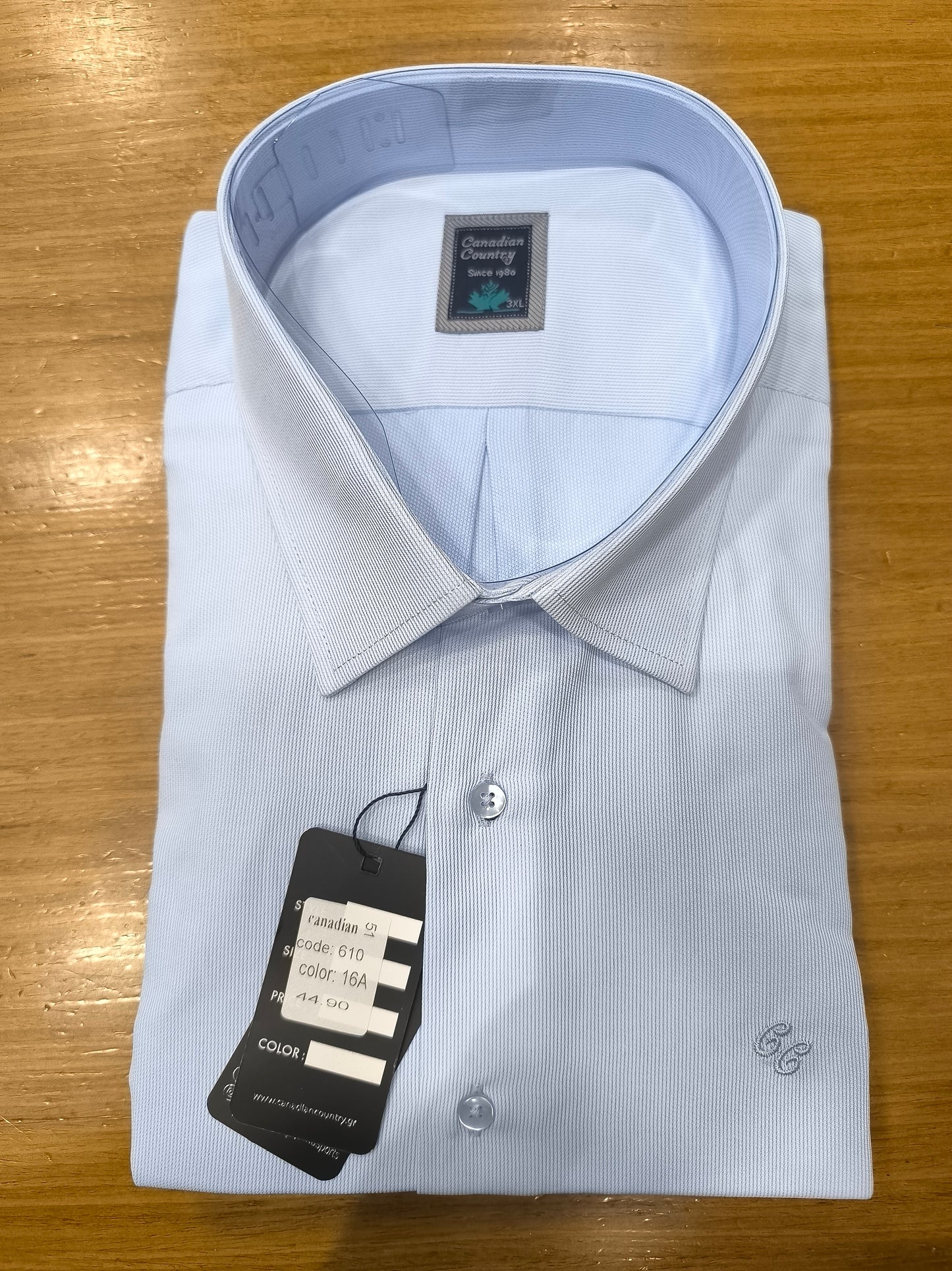 Men's Shirt 610/16A CANADIAN Sky Blue