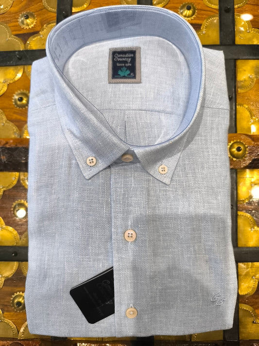 Mens's Shirt 600/1 CANADIAN Sky Blue