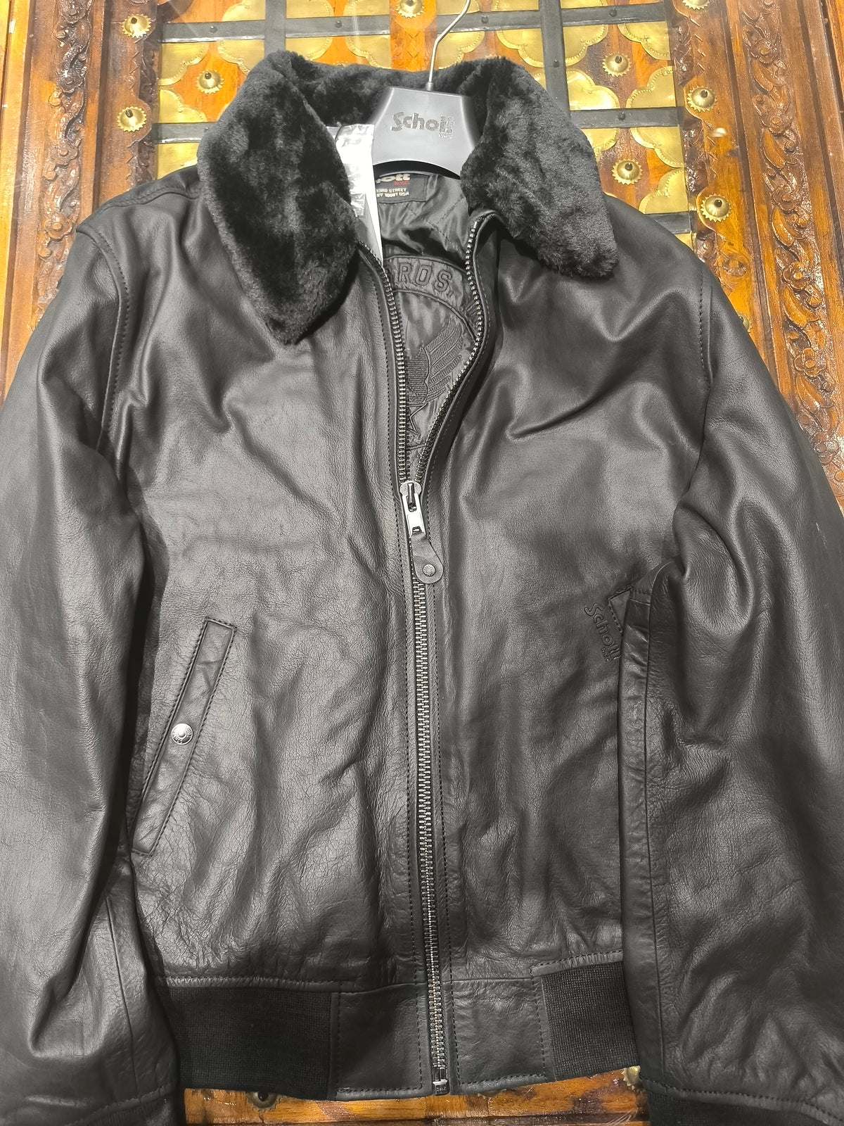 Men's Pilot Leather Jacket LC930 DOXD SCHOTT