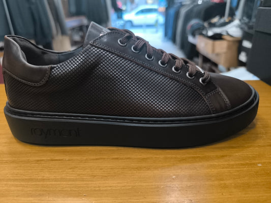 Χειροποίητα Δερμάτινα Παπούτσια Sneakers 918 RAYMONT Brown